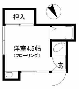 エルフ池袋【1階】の間取り