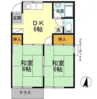 東京都練馬区高松1【アパート】の間取り