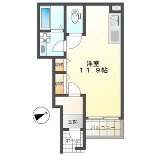 KULA【1階】の間取り