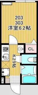 ラペ板橋本町【2階】の間取り