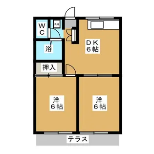 メゾンドモネ【1階】の間取り