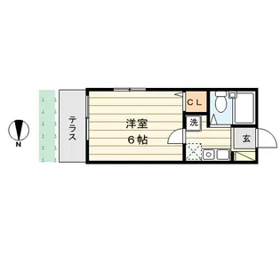 東京都文京区白山1【アパート】の間取り