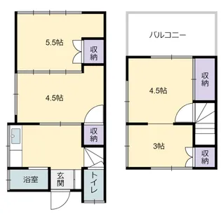 千葉県八千代市八千代台北16【一戸建】の間取り