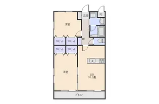 ラパンドゥモア【3階】の間取り