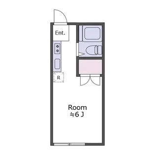 コーポ仲田【1階】の間取り