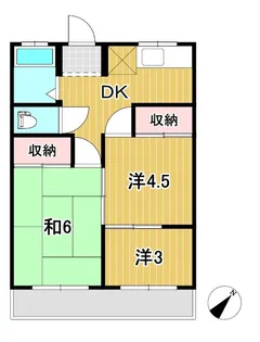 池の川マンション【1階】の間取り