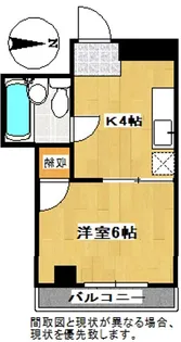 レジデンシャル枝光駅前【2階】の間取り