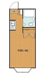 聖和コーポB棟【2階】の間取り