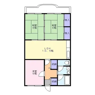 3LDKの間取り画像