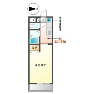 OMレジデンス千里【2階】の間取り