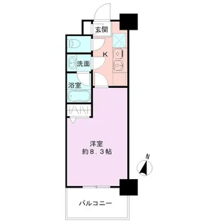 1Kの間取り画像