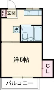 サクラビア関(女性限定)【2階】の間取り