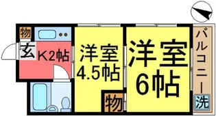 新小岩宝マンション【2階】の間取り