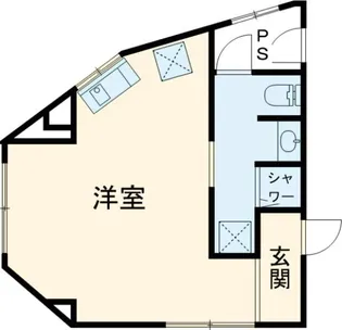 M5ビル【2階】の間取り