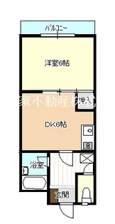 クレセント【1階】の間取り
