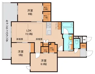 アレーズKASHIWANOHA【2階】の間取り