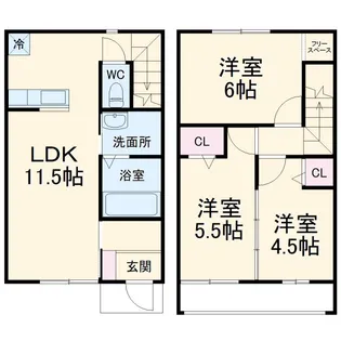 フェニックス麻の間取り