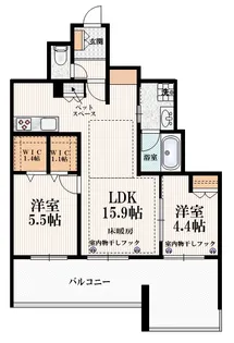 フルール西ケ原【2階】の間取り
