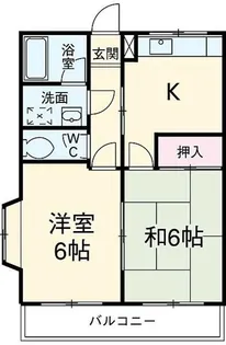 ガーデンヒルズ【1階】の間取り