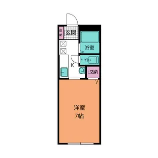 カーサ・ジ・アンパーロ【2階】の間取り