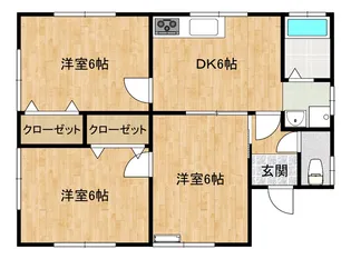 香川県丸亀市土器町東2【一戸建】の間取り