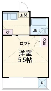 サウスアベニューNo2【1階】の間取り
