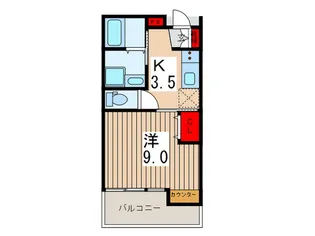 杜のアパートセカンド【2階】の間取り