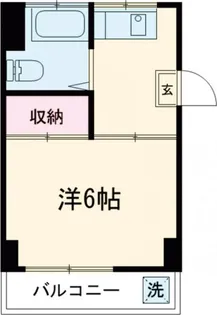 シルバーコーポ【2階】の間取り