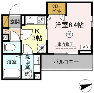 D-room文京2丁目【2階】の間取り
