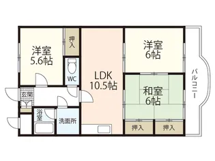 吉岡マンション【3階】の間取り