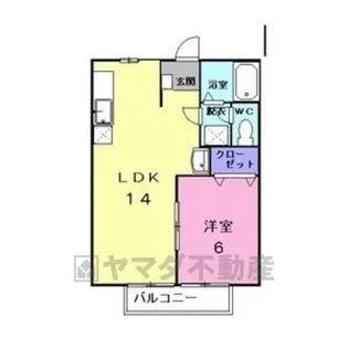 ニューシティ小松【1階】の間取り