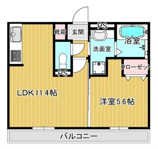 パークヴィラ下南部I【1階】の間取り