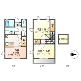 tresorA棟【1階】の間取り