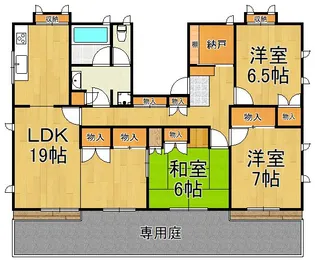 メゾン吉谷【1階】の間取り