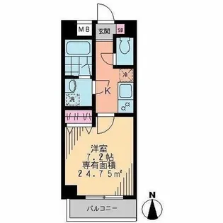 東京都杉並区南荻窪4【マンション】の間取り