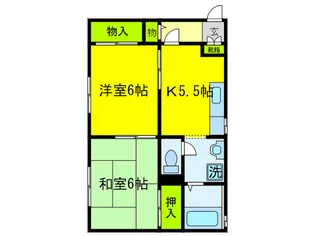 メゾン・ヒロ【2階】の間取り