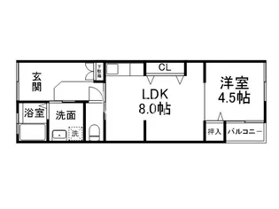 京都府京都市右京区太秦青木ケ原町【一戸建】の間取り