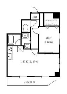 東京都台東区千束3【マンション】の間取り
