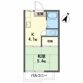 アーバン・ド・ジュネス【2階】の間取り