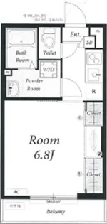 リブリ・ハーモニー中野島【1階】の間取り