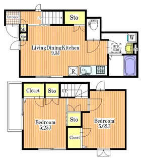 ピオーネ前野の間取り