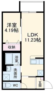 CRASTINE太秦安井北御所町【3階】の間取り