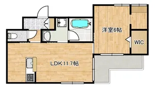 (仮称)下小田中1丁目メゾン【1階】の間取り