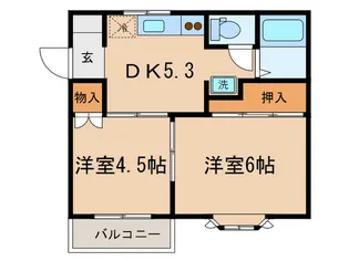 アネックス【2階】の間取り
