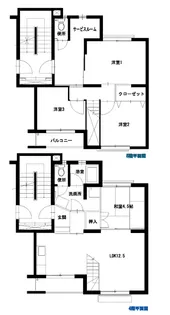 安武200棟の間取り