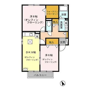シェリールS&S A/B【1階】の間取り