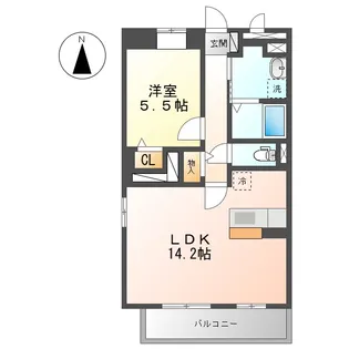 シュエット・メゾン【3階】の間取り