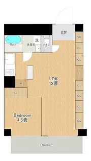 マンハイム西大島【4階】の間取り