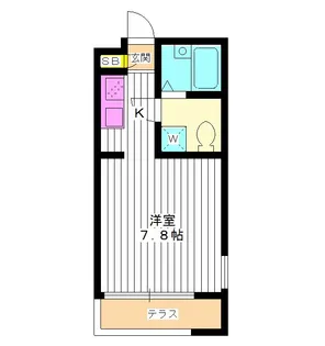 東京都中野区江古田1【マンション】の間取り