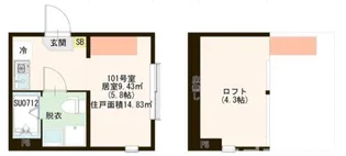 ハーモニーテラス北小岩XX【2階】の間取り
